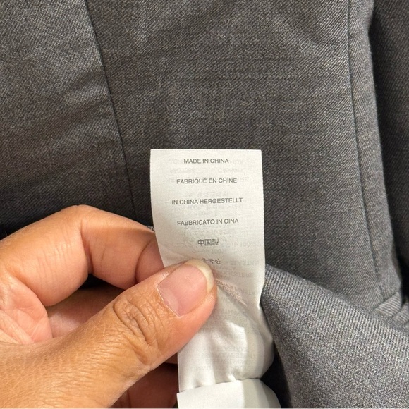 J. CREW Women’s 4 Gray Super 120’s Wool Single Button Campbell Blazer Career - Picture 7 of 8